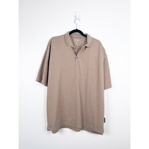 Scottevest Men's Short Sleeve Pullover Polo Shirt Brown‎ Sz